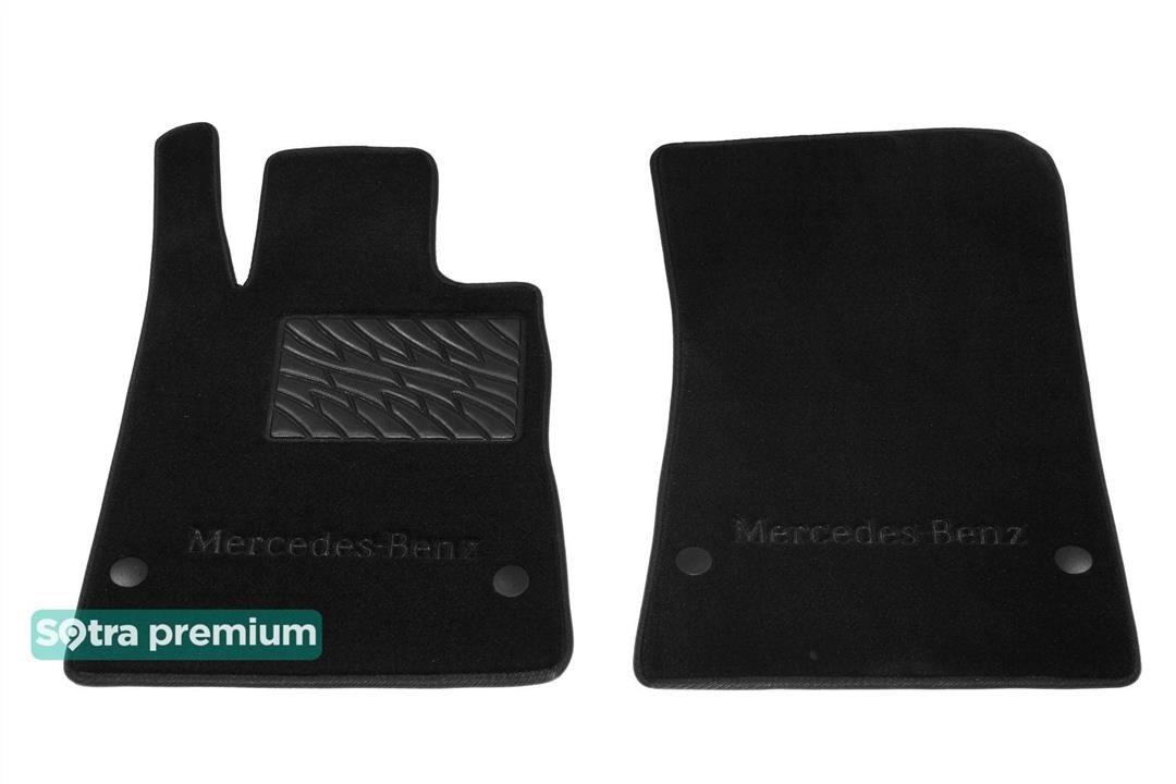 Sotra 05590-CH-BLACK The carpets of the Sotra interior are two-layer Premium black for Mercedes-Benz SLC-Class / SLK-Class (R172) 2011-2020, set 05590CHBLACK