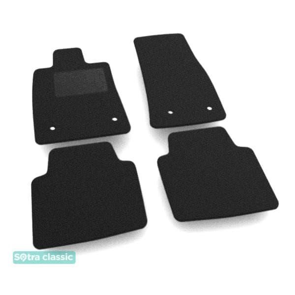 Sotra 06379-GD-BLACK The carpets of the Sotra interior are two-layer Classic black for Cadillac CTS (mkIII) 2014-2019, set 06379GDBLACK
