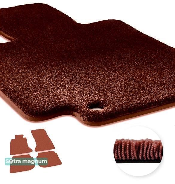 Sotra 07327-MG20-RED The carpets of the Sotra interior are two-layer Magnum red for BMW 5-series (F10/F11) (rear-wheel drive) 2010-2013 / (all-wheel drive) 2010-2016, set 07327MG20RED