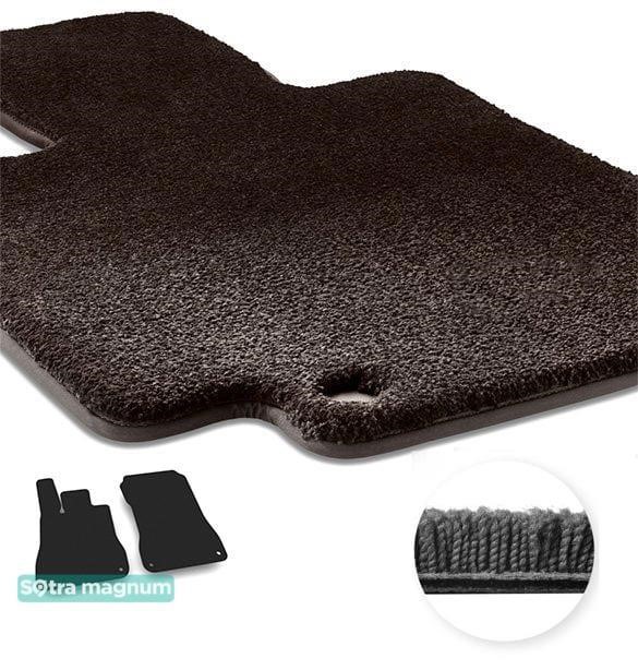 Sotra 07639-MG15-BLACK The carpets of the Sotra interior are two-layer Magnum black for Mercedes-Benz SL-Class (R231) 2012-2020, set 07639MG15BLACK