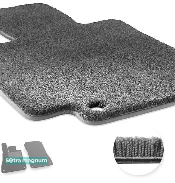 Sotra 07639-MG20-GREY The carpets of the Sotra interior are two-layer Magnum gray for Mercedes-Benz SL-Class (R231) 2012-2020, set 07639MG20GREY