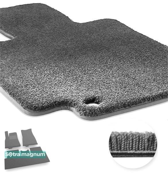 Sotra 07754-MG20-GREY The carpets of the Sotra interior are two-layer Magnum gray for Tesla Model 3 (mkI) 2017-, set 07754MG20GREY