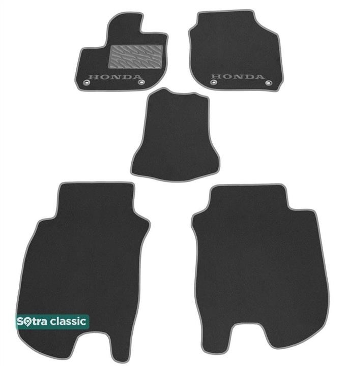 Sotra 07902-GD-GREY Sotra interior mat, two-layer Classic gray for Honda HR-V (mkII) 2013-2022 07902GDGREY