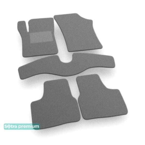 Sotra 07890-CH-GREY Sotra interior mat, two-layer Premium gray for Volkswagen Up! (mkI) 2011- 07890CHGREY