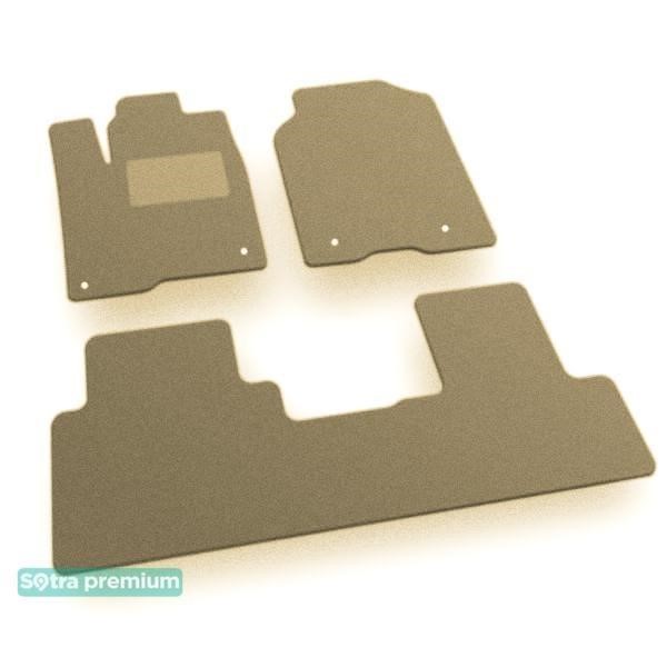 Sotra 07858-CH-BEIGE The carpets of the Sotra interior are two-layer Premium beige for Acura RDX (mkII) (electronic passenger seat height adjustment) 2016-2018, set 07858CHBEIGE