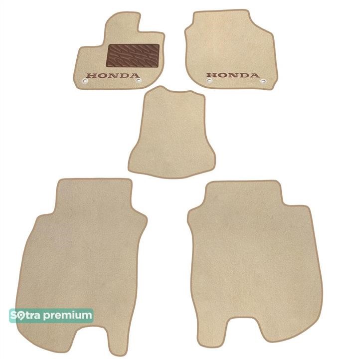 Sotra 07902-CH-BEIGE Sotra interior mat, two-layer Premium beige for Honda HR-V (mkII) 2013-2022 07902CHBEIGE