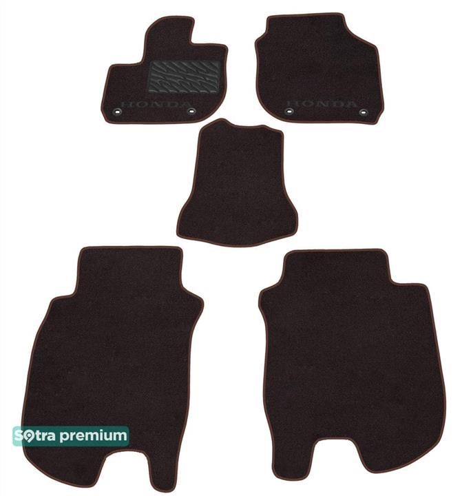 Sotra 07902-CH-CHOCO Sotra interior mat, two-layer Premium brown for Honda HR-V (mkII) 2013-2022 07902CHCHOCO