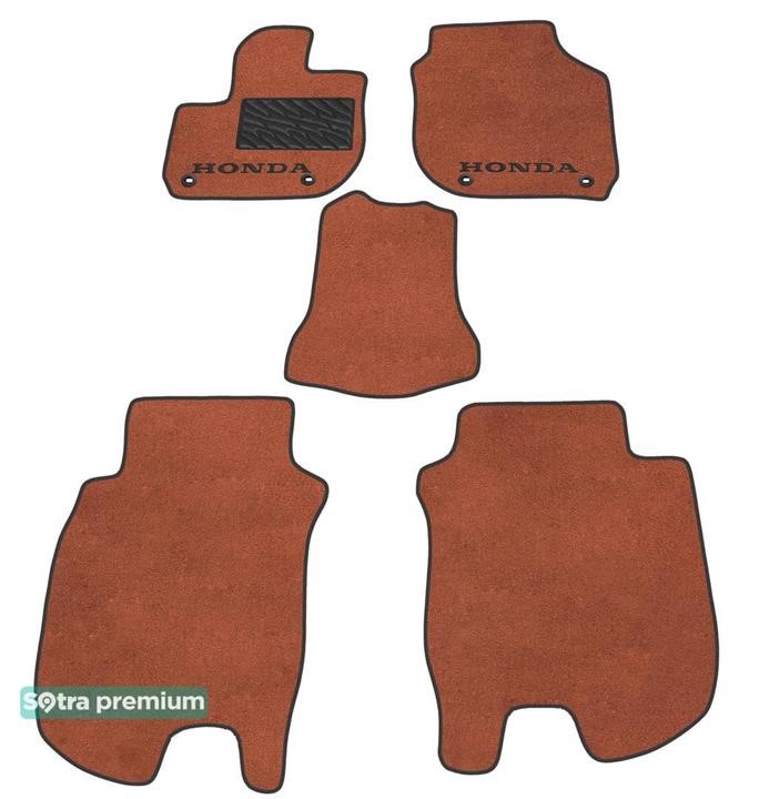 Sotra 07902-CH-TERRA Sotra interior mat, two-layer Premium terracotta for Honda HR-V (mkII) 2013-2022 07902CHTERRA