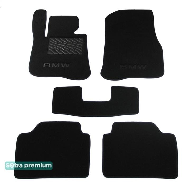 Sotra 07937-CH-GRAPHITE Sotra interior mat, two-layer Premium dark-gray for BMW 4-series (F36) (gran coupe) 2013-2020 07937CHGRAPHITE