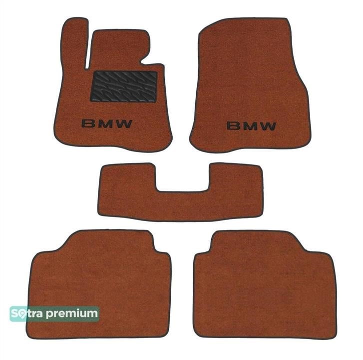 Sotra 07937-CH-TERRA Sotra interior mat, two-layer Premium terracotta for BMW 4-series (F36) (gran coupe) 2013-2020 07937CHTERRA