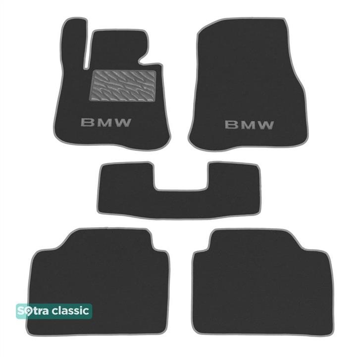 Sotra 07937-GD-GREY Sotra interior mat, two-layer Classic gray for BMW 4-series (F36) (gran coupe) 2013-2020 07937GDGREY