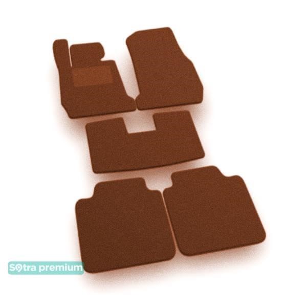 Sotra 07939-CH-TERRA The carpets of the Sotra interior are two-layer Premium terracotta for BMW 3-series (F34)(Gran Turismo)(rear-wheel drive) 2013-2020, set 07939CHTERRA