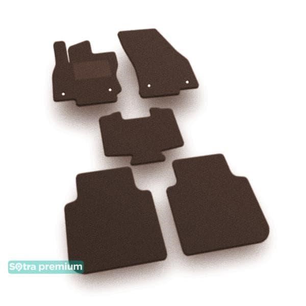 Sotra 07940-CH-CHOCO Sotra interior mat, two-layer Premium brown for Volkswagen Tiguan (mkII)(Allspace)(1-2 row) 2016- 07940CHCHOCO