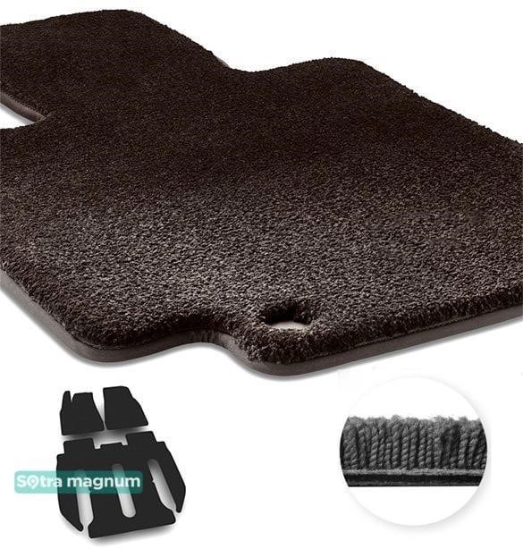 Sotra 07942-MG15-BLACK The carpets of the Sotra interior are two-layer Magnum black for Tesla Model X (mkI) (7 seats) (2 row with electrical adjustment) (1-2-3 row) 2016-22/08/2017, set 07942MG15BLACK
