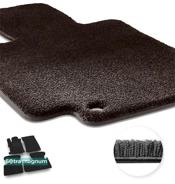 Sotra 08616-MG15-BLACK The carpets of the Sotra interior are two-layer Magnum black for Acura ILX (mkI) 2012-2022, set 08616MG15BLACK
