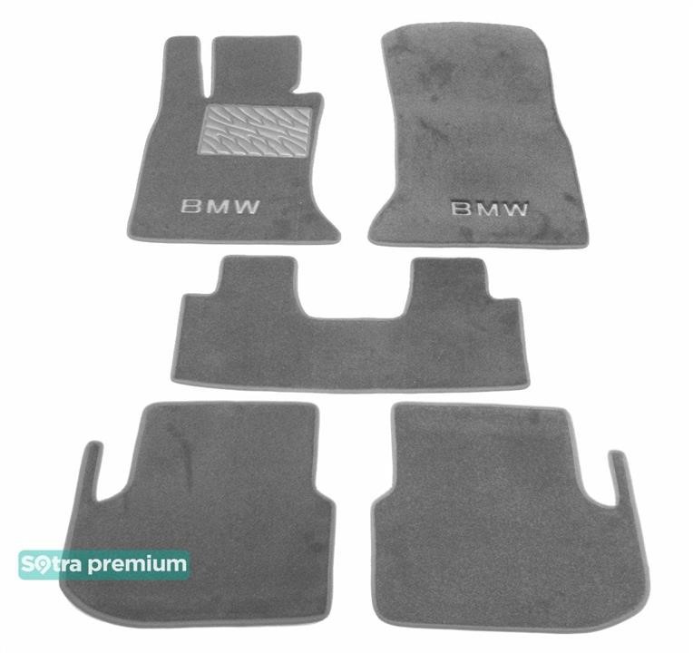 Sotra 08961-CH-GREY The carpets of the Sotra interior are two-layer Premium gray for BMW 5-series (F10/F11) (rear-wheel drive) 2013-2016, set 08961CHGREY