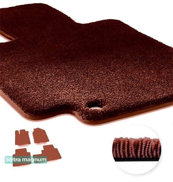 Sotra 09079-MG20-RED The carpets of the Sotra interior are two-layer Magnum red for Acura RDX (mkII) (without electronic passenger seat height adjustment) 2016-2018, set 09079MG20RED