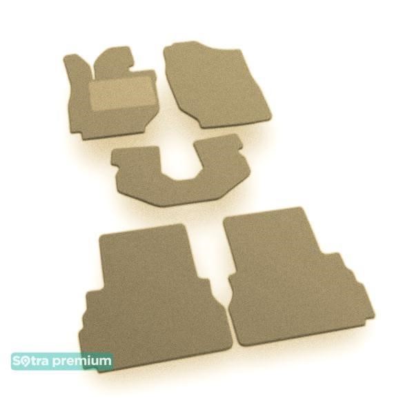 Sotra 09087-CH-BEIGE The carpets of the Sotra interior are two-layer Premium beige for Suzuki Jimny (mkIV) 2018- automatic transmission, set 09087CHBEIGE