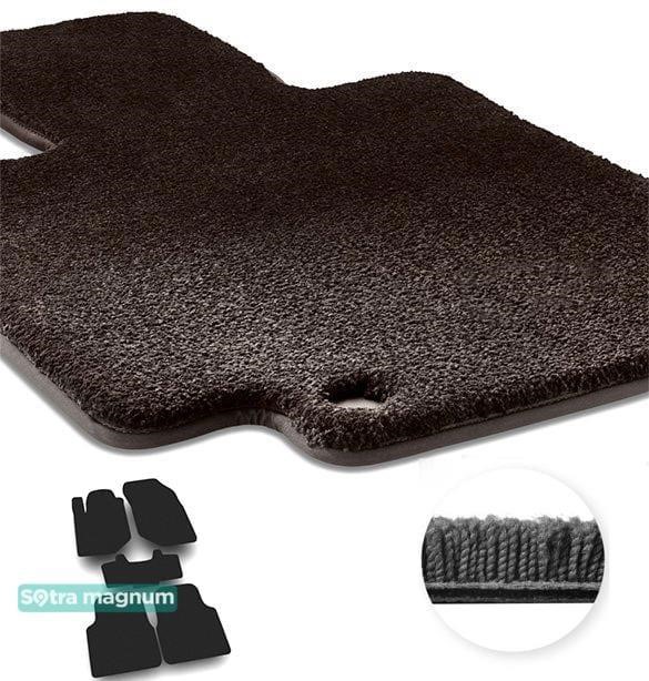 Sotra 09166-MG15-BLACK Sotra interior mat, two-layer Magnum black for Peugeot 208 (mkII); 2008 (mkII) 2019- 09166MG15BLACK