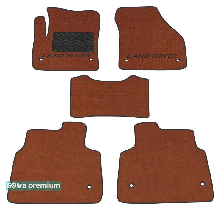Sotra 09098-CH-TERRA The carpets of the Sotra interior are two-layer Premium terracotta for Land Rover Discovery Sport (mkII) 2020-, set 09098CHTERRA