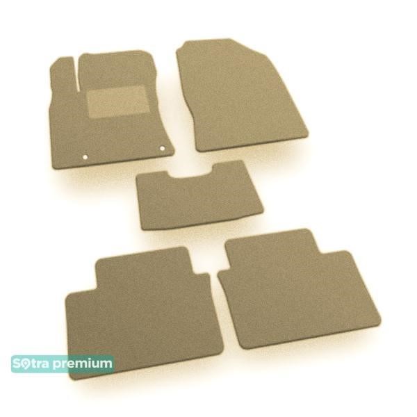Sotra 09129-CH-BEIGE The carpets of the Sotra interior are two-layer Premium beige for Kia Ceed (mkIII) (hatchback) 2018-; XCeed (mkI) 2019-, set 09129CHBEIGE