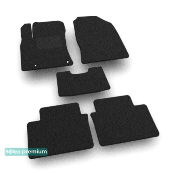 Sotra 09129-CH-BLACK The carpets of the Sotra interior are two-layer Premium black for Kia Ceed (mkIII) (hatchback) 2018-; XCeed (mkI) 2019-, set 09129CHBLACK