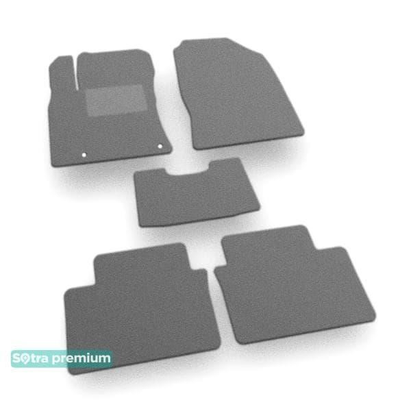 Sotra 09129-CH-GREY The carpets of the Sotra interior are two-layer Premium gray for Kia Ceed (mkIII) (hatchback) 2018-; XCeed (mkI) 2019-, set 09129CHGREY