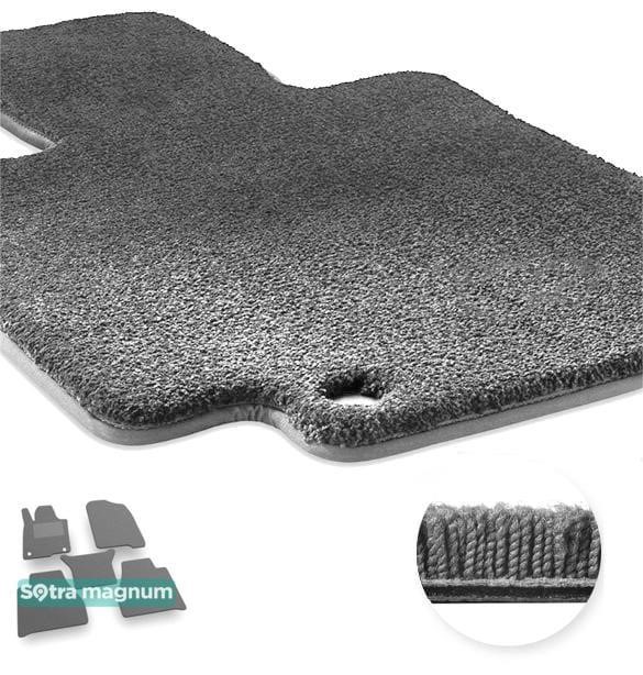 Sotra 09172-MG20-GREY The carpets of the Sotra interior are two-layer Magnum gray for Mercedes-Benz X-Class (W470) 2017-2020, set 09172MG20GREY