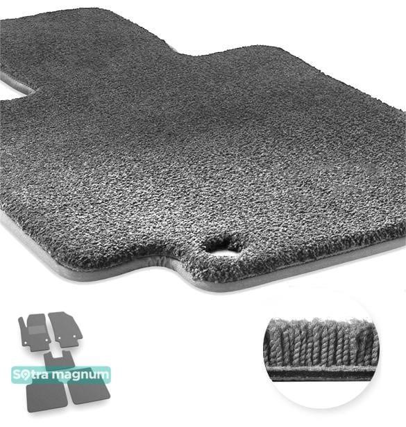 Sotra 09226-MG20-GREY The carpets of the Sotra interior are two-layer Magnum gray for Opel Crossland (mkI) 2017-, set 09226MG20GREY