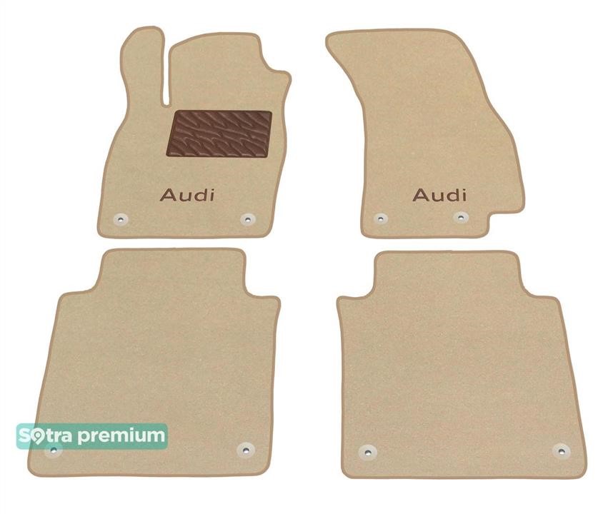 Sotra 09139-CH-BEIGE Sotra interior mat, two-layer Premium beige for Audi A8/S8 (mkIV)(D5)(long) 2017- 09139CHBEIGE
