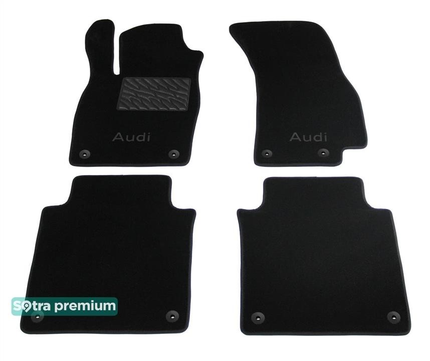 Sotra 09139-CH-BLACK Sotra interior mat, two-layer Premium black for Audi A8/S8 (mkIV)(D5)(long) 2017- 09139CHBLACK