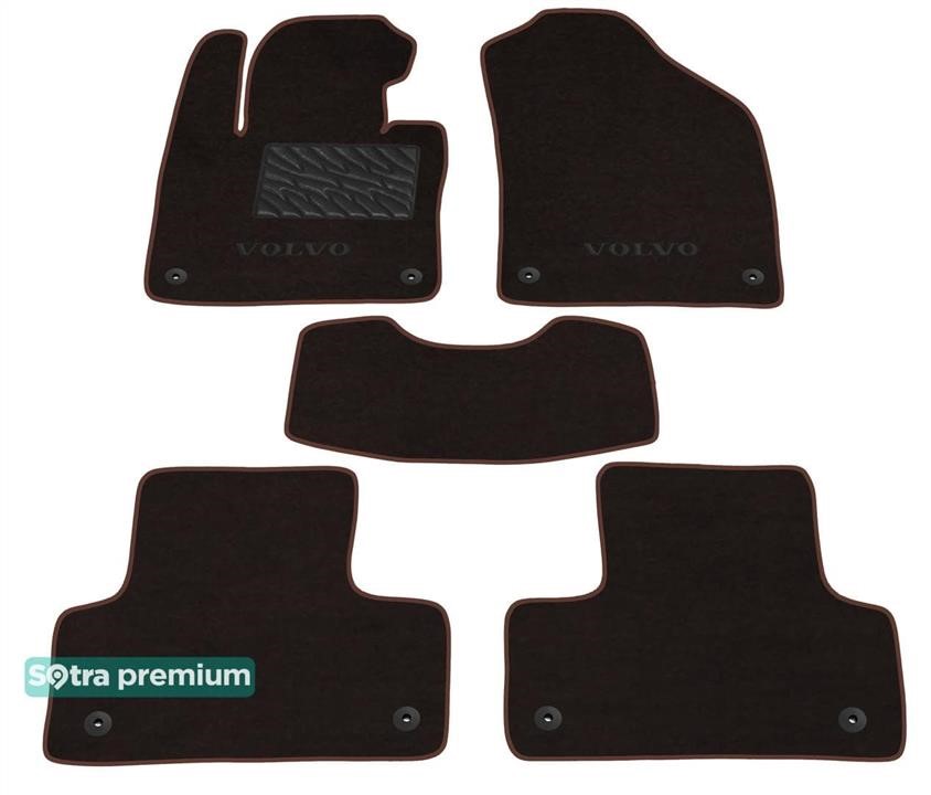 Sotra 09121-CH-CHOCO Sotra interior mat, two-layer Premium brown for Volvo XC60 (mkII) 2017- 09121CHCHOCO