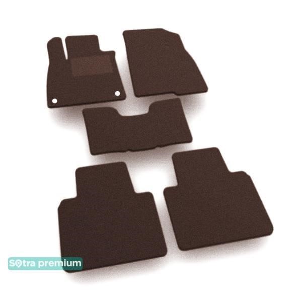 Sotra 09249-CH-CHOCO The carpets of the Sotra interior are two-layer Premium brown for Honda Accord (mkX) 2018-, set 09249CHCHOCO