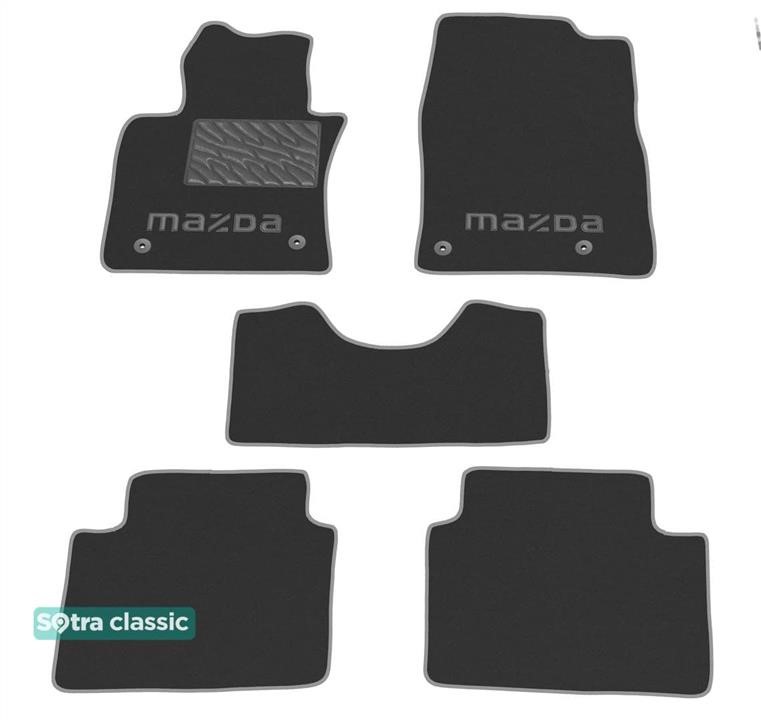 Sotra 09144-GD-GREY Sotra interior mat, two-layer Classic gray for Mazda CX-30 (mkI) 2019- 09144GDGREY