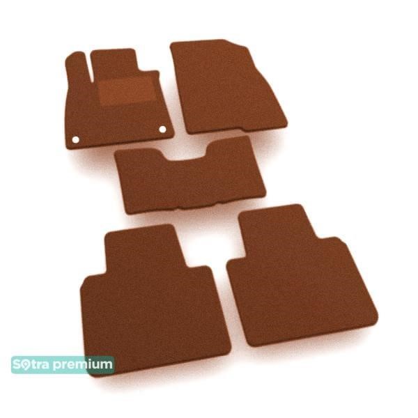 Sotra 09249-CH-TERRA The carpets of the Sotra interior are two-layer Premium terracotta for Honda Accord (mkX) 2018-, set 09249CHTERRA