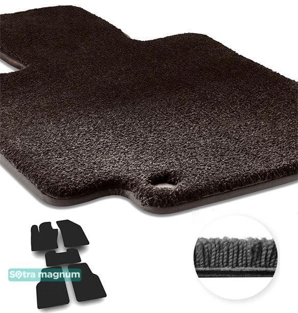 Sotra 09124-MG15-BLACK The carpets of the Sotra interior are two-layer Magnum black for Jeep Compass (mkII) 2017-, set 09124MG15BLACK