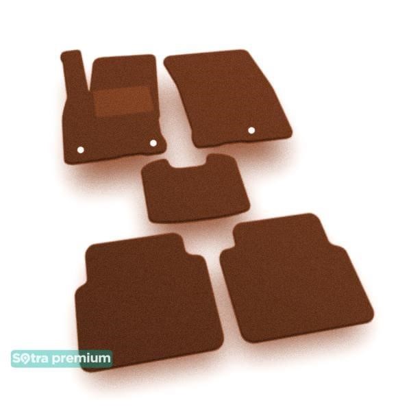 Sotra 09262-CH-TERRA The carpets of the Sotra interior are two-layer Premium terracotta for Ford Kuga (mkIII) 2019-, set 09262CHTERRA