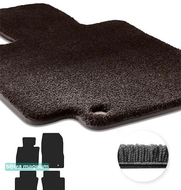 Sotra 90073-MG15-BLACK The carpets of the Sotra interior are two-layer Magnum black for Mazda CX-3 (mkI) 2015-2022, set 90073MG15BLACK