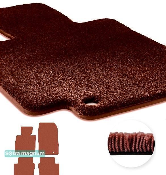 Sotra 90073-MG20-RED The carpets of the Sotra interior are two-layer Magnum red for Mazda CX-3 (mkI) 2015-2022, set 90073MG20RED