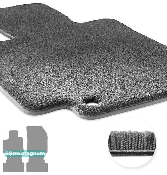 Sotra 90086-MG20-GREY The carpets of the Sotra interior are two-layer Magnum gray for Opel Grandland (mkI) 2017-, set 90086MG20GREY