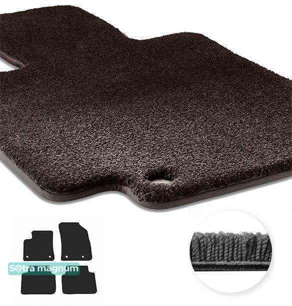 Sotra 90213-MG15-BLACK The carpets of the Sotra interior are two-layer Magnum black for Opel Crossland (mkI) 2017-, set 90213MG15BLACK