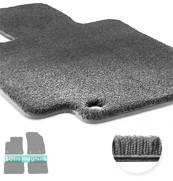 Sotra 90213-MG20-GREY The carpets of the Sotra interior are two-layer Magnum gray for Opel Crossland (mkI) 2017-, set 90213MG20GREY