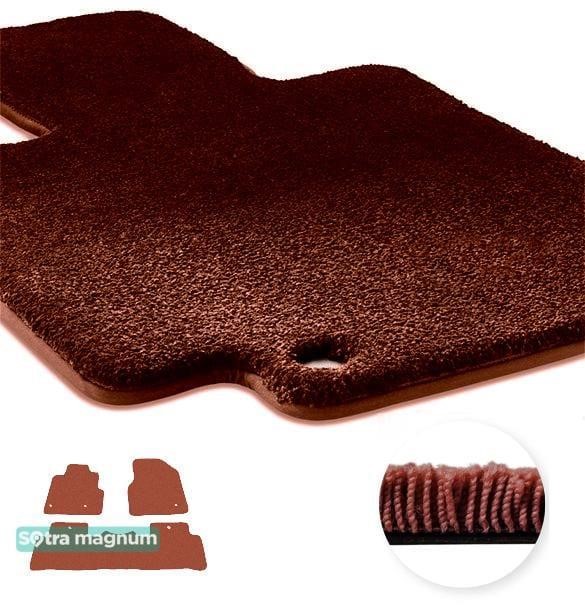 Sotra 90274-MG20-RED The carpets of the Sotra interior are two-layer Magnum red for Honda Pilot (mkII) (1-2 row) 2009-2015, set 90274MG20RED