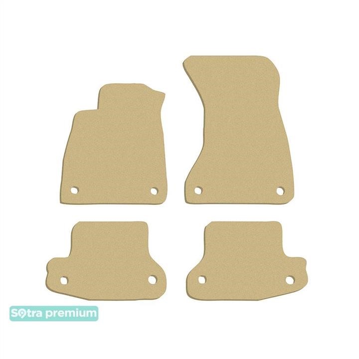 Sotra 90214-CH-BEIGE The carpets of the Sotra interior are two-layer Premium beige for Audi A5/S5/RS5 (mkII)(coupe) 2016-, set 90214CHBEIGE