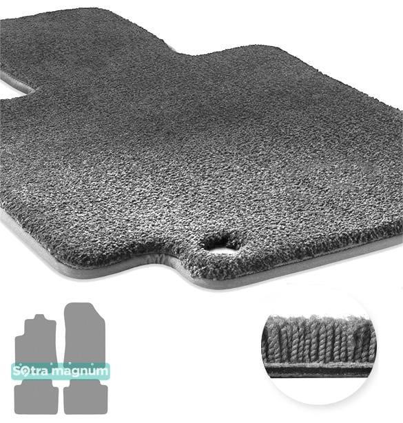 Sotra 90095-MG20-GREY The carpets of the Sotra interior are two-layer Magnum gray for Citroen C3 Aircross (mkI) 2017-, set 90095MG20GREY