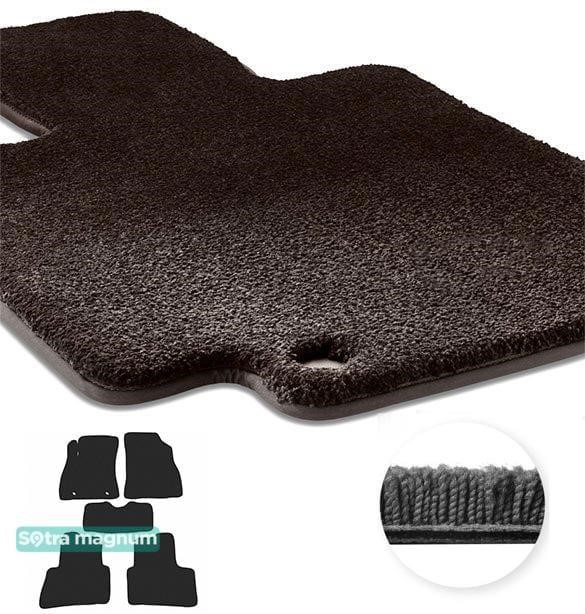 Sotra 90382-MG15-BLACK The carpets of the Sotra interior are two-layer Magnum black for Nissan Juke (mkI) 2014-2019, set 90382MG15BLACK