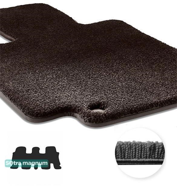 Sotra 90387-MG15-BLACK Sotra interior mat, two-layer Magnum black for Hyundai Santa Fe (mkIII)(Grand)(3 row) 2013-2018 90387MG15BLACK