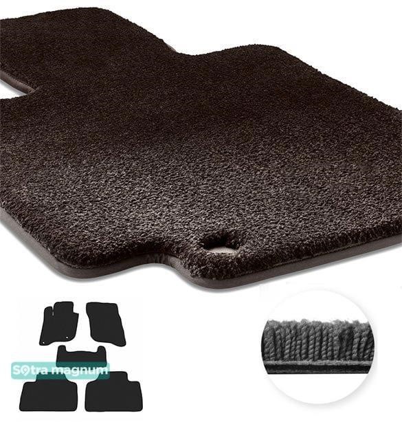 Sotra 90394-MG15-BLACK The carpets of the Sotra interior are two-layer Magnum black for Mitsubishi Pajero Sport (mkIII) (2 grommets) 2015-, set 90394MG15BLACK