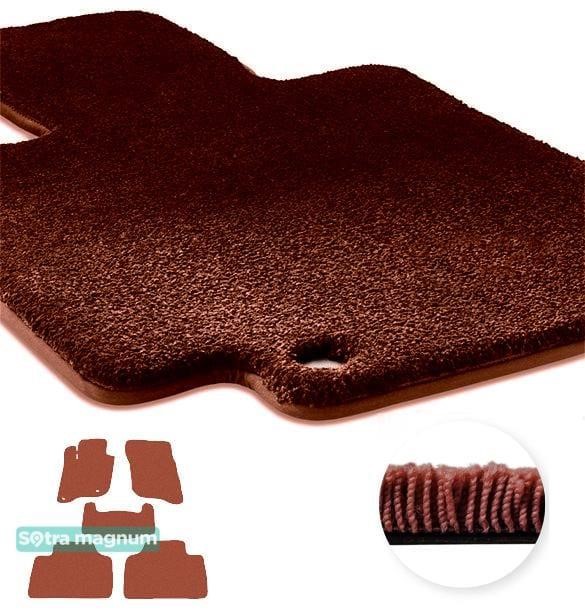 Sotra 90394-MG20-RED The carpets of the Sotra interior are two-layer Magnum red for Mitsubishi Pajero Sport (mkIII) (2 grommets) 2015-, set 90394MG20RED
