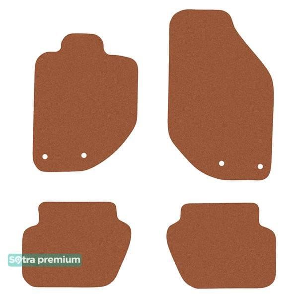 Sotra 90553-CH-TERRA The carpets of the Sotra interior are two-layer Premium terracotta for Volvo V70 (mkI) 1996-2000, set 90553CHTERRA